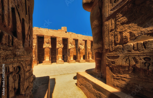 Karnak Temple, Hall of caryatids. Luxor, Egypt