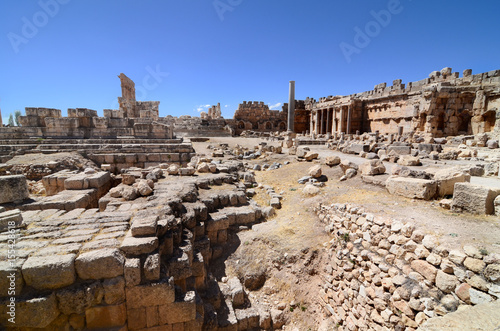 The Temple of Bacchus in Baalbek, Lebanon 