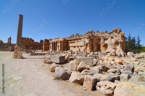 The Temple of Bacchus in Baalbek, Lebanon 