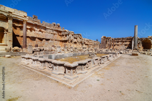 The Temple of Bacchus in Baalbek, Lebanon 