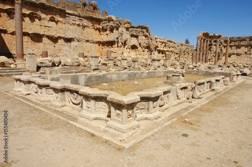 Overview of Great Court, Baalbek Lebanon 