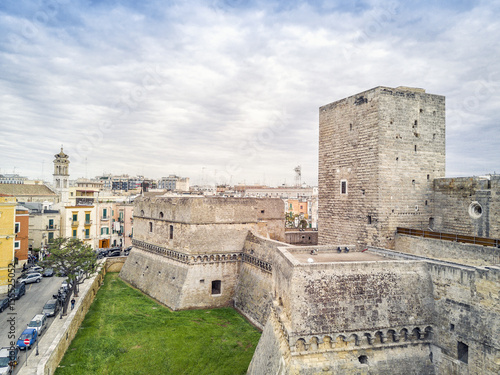 Old fortress in city center of Bari, Puglia, Italy