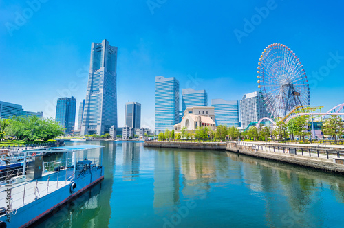 横浜みなとみらいの風景 / Scenery of Minatomirai in Yokohama. Yokohama, Kanagawa, Japan.