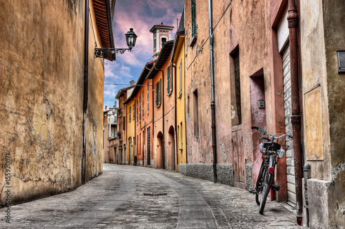 Imola, Bologna, Italy: street in the old town