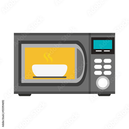 microwave oven icon image vector illustration design 