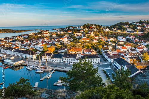 A Beautiful View to the Norwegian town