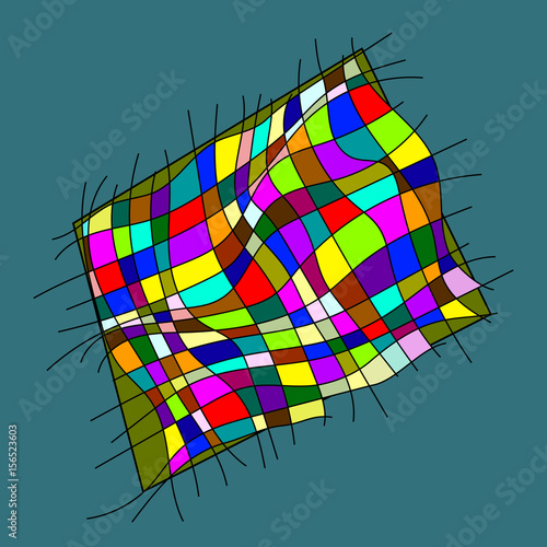 Abstract geometric colorful background. in style suprematism art