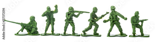 Collection of traditional toy soldiers