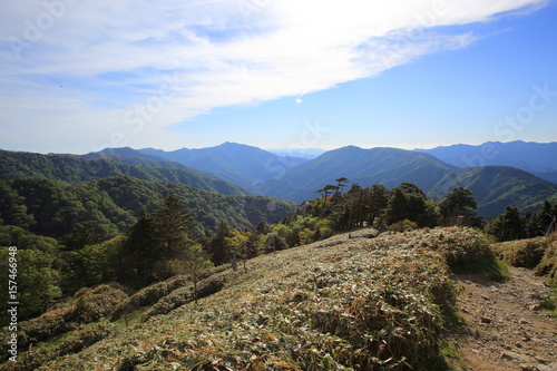 Mt.tsurugi , second highest mountain in south Japan