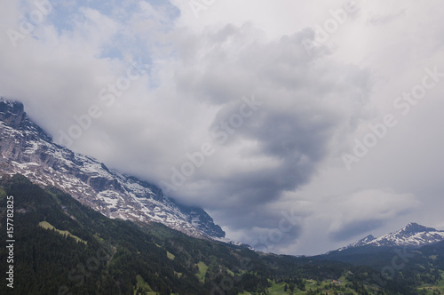 Grindelwald, Alpen, Berner Oberland, Eiger, Eigernordwand, Kleine Scheidegg, Lauberhorn, Schweizer Berge, Unwetter, Frühling, Sommer, Schweiz