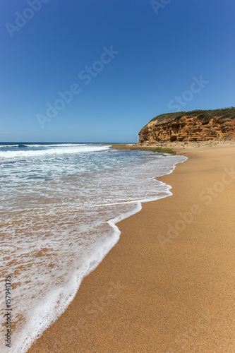 Bells Beach - Victoria Australia. Bells Beach is one of Australia's most famous surfing beaches. It is located near Torquay and is an easy day trip from Melbourne.