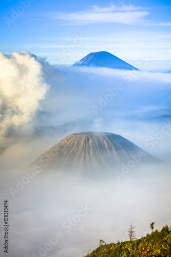 View of Bromo Mountain, East Java, Indonesia