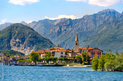 Isola dei Pescatori (Fishermen’s Island) on Lake Maggiore, Stresa village, Piedmont region, Italy