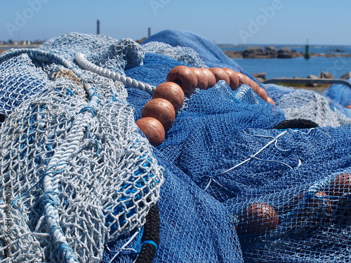 Filets de pêche en Bretagne