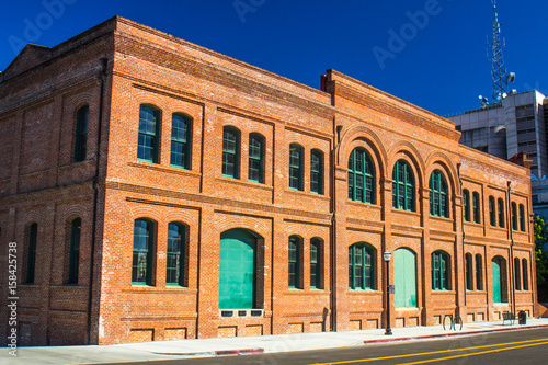 Vintage Retro Brick Building