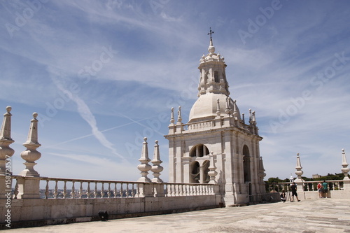 Terrasse du monastère Saint-Vincent à Lisbonne, Portugal 