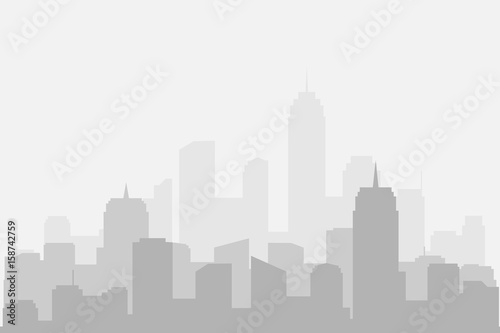 The city landscape. vector and illustrator