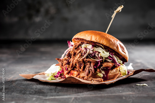 Pulled Pork (burger zubereitung)