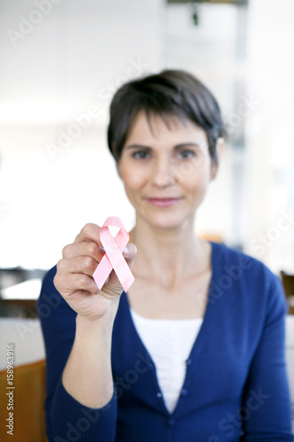 Breast cancer, symbol