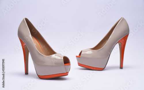 heeled woman sexy luxury shoes shopping