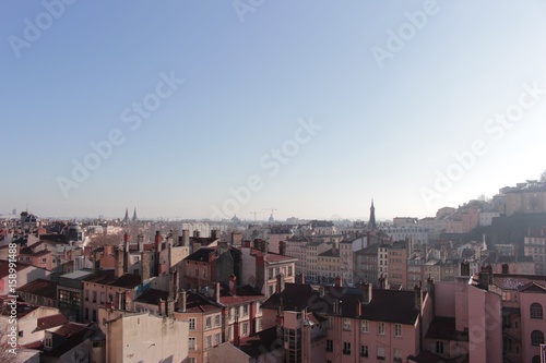Vue panoramique Croix-rousse Lyon