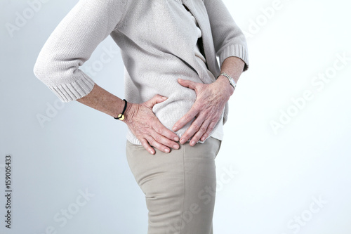 Hip pain in an elderly person