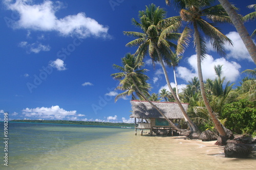 Strandhaus auf Yap