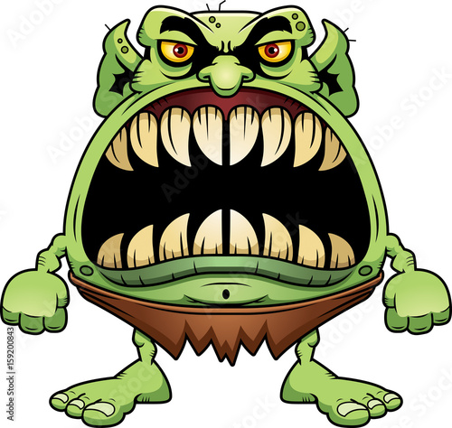 Angry Cartoon Goblin