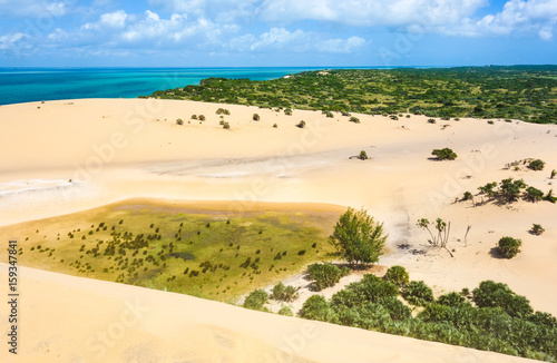 Bazaruto island sand dunes