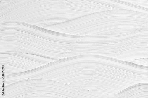 White wave plaster texture. Light modern abstract background.