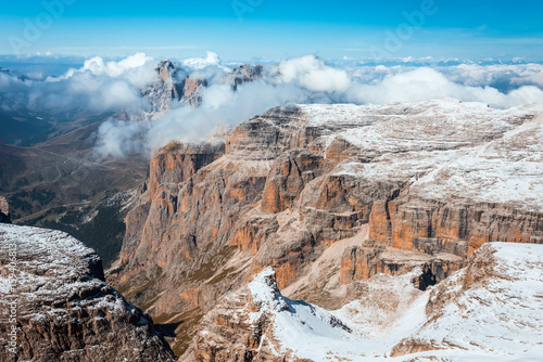 mountains Sella Ronda Dolomites Italy