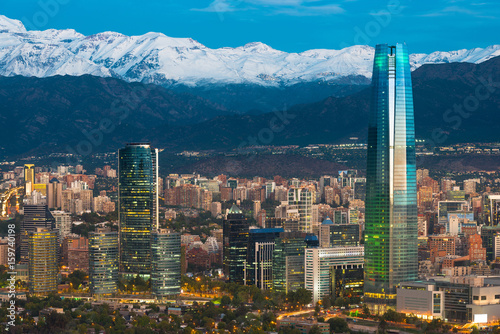 Skyline of Santiago de Chile