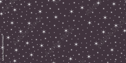 Seamless pattern for kids star