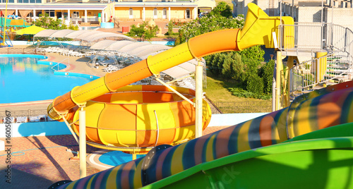 Resort with pools and aqua park