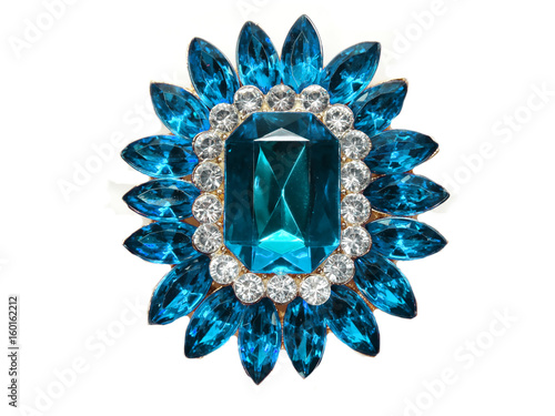 jewelry with bright crystals brooch luxury fashion