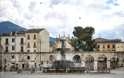 Sulmona historical downtown, Piazza Garibaldi