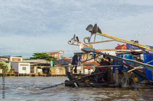 Flooting Market on the Mekong River