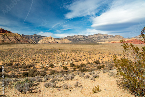 Red Rock Canyon High Desert in Wintertime