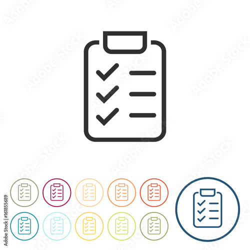 Runde Schaltflächen - Checkliste