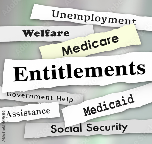 Entitlements Government Programs Medicare Medicaid Welfare News Headlines Illustration