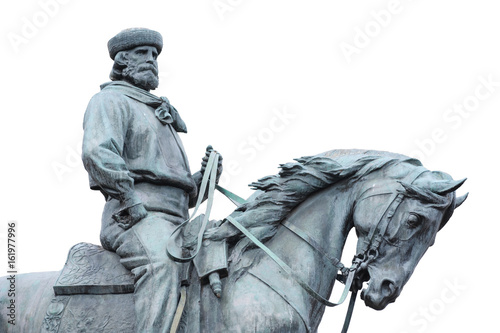 Giuseppe Garibaldi, the Hero of Two Worlds equestrian statue