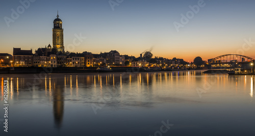 Deventer at the IJssel with Church