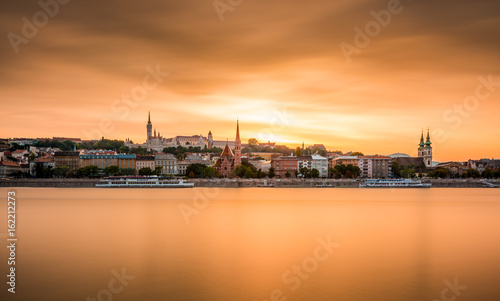 Stunning panoramic photo of Budapest Hungary