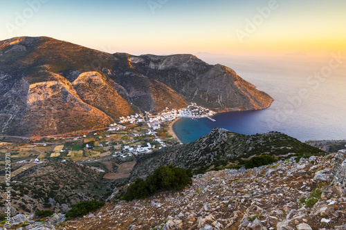 View of Kamares village from the church of Agios Symeon. 