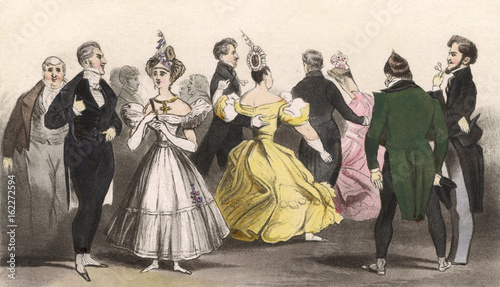 Ball at Almack's 1815. Date: 1815