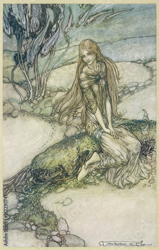 Water Spirit Undine 1909. Date: 1909