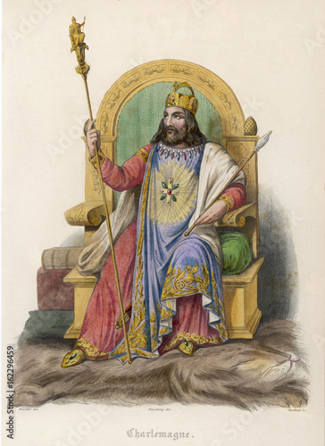 Charlemagne King and Emperor. Date: 742 - 814