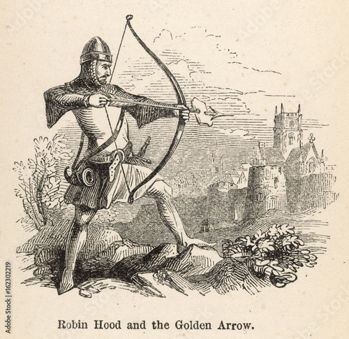 Robin Hood and the golden arrow.