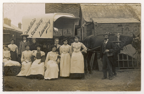 Sanitary Laundry. Date: circa 1906