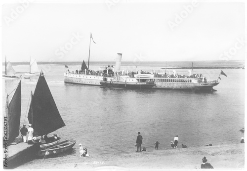 Lady Margaret Paddle Steamer. Date: 1904